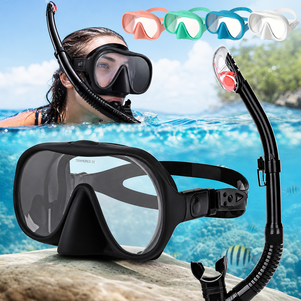 Snorkel Set - Adult Snorkel Set Semi Dry Snorkel