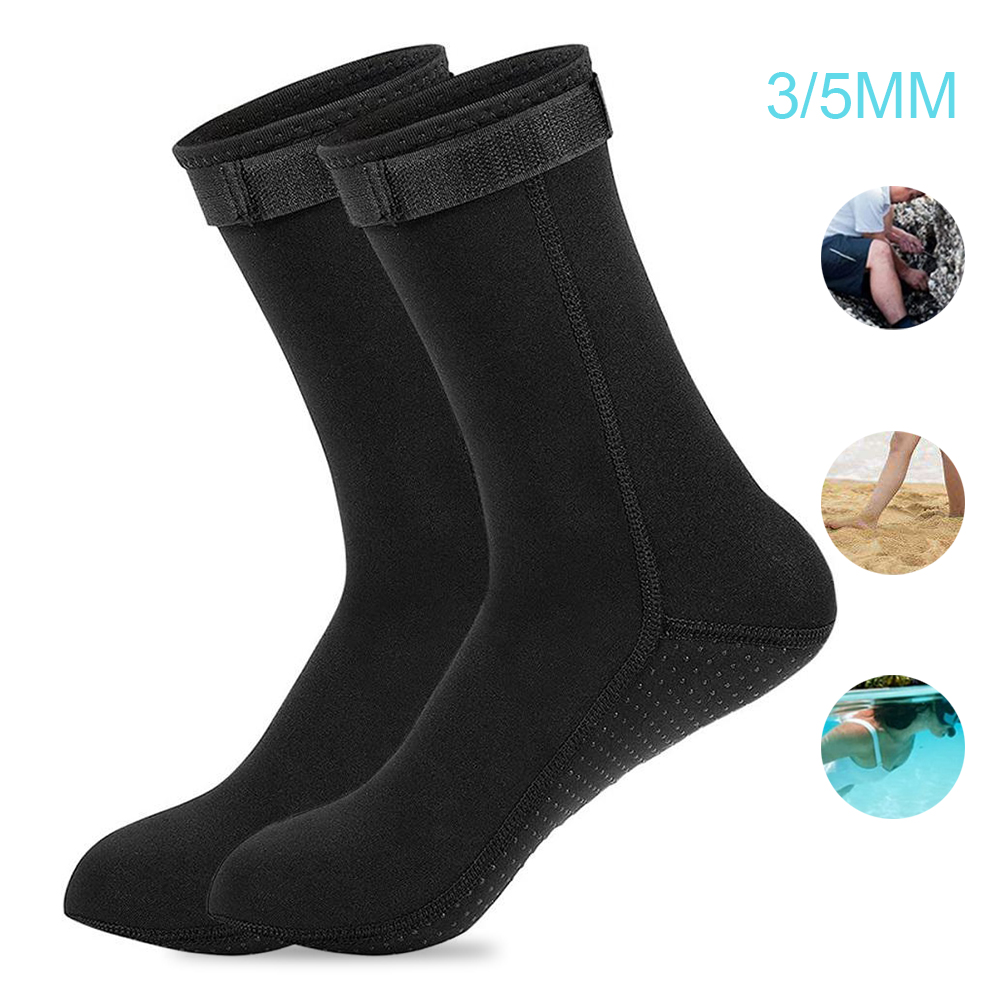 Swim Fins - 5mm Neoprene Socks 3mm Wetsuit Shoes