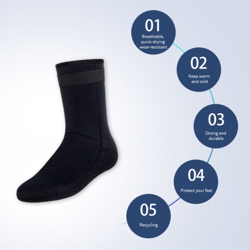 Neoprene Socks 3mm 5mm Wetsuit - đánh giá và giá Swim Fins