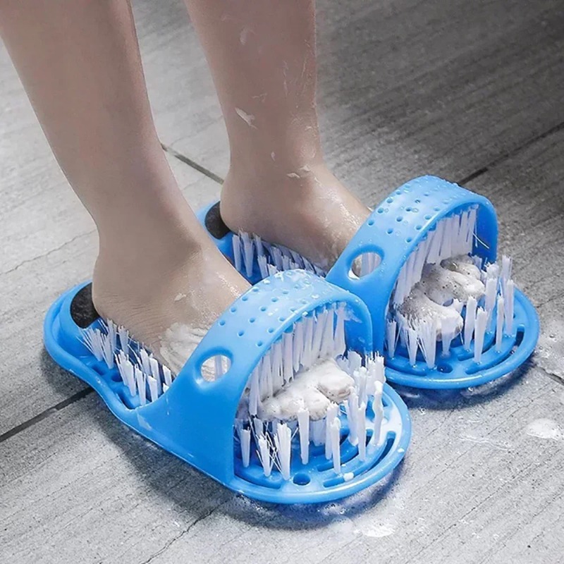 1Pc Shower Foot Scrub Massager - đánh giá và giá Flippers Swimming