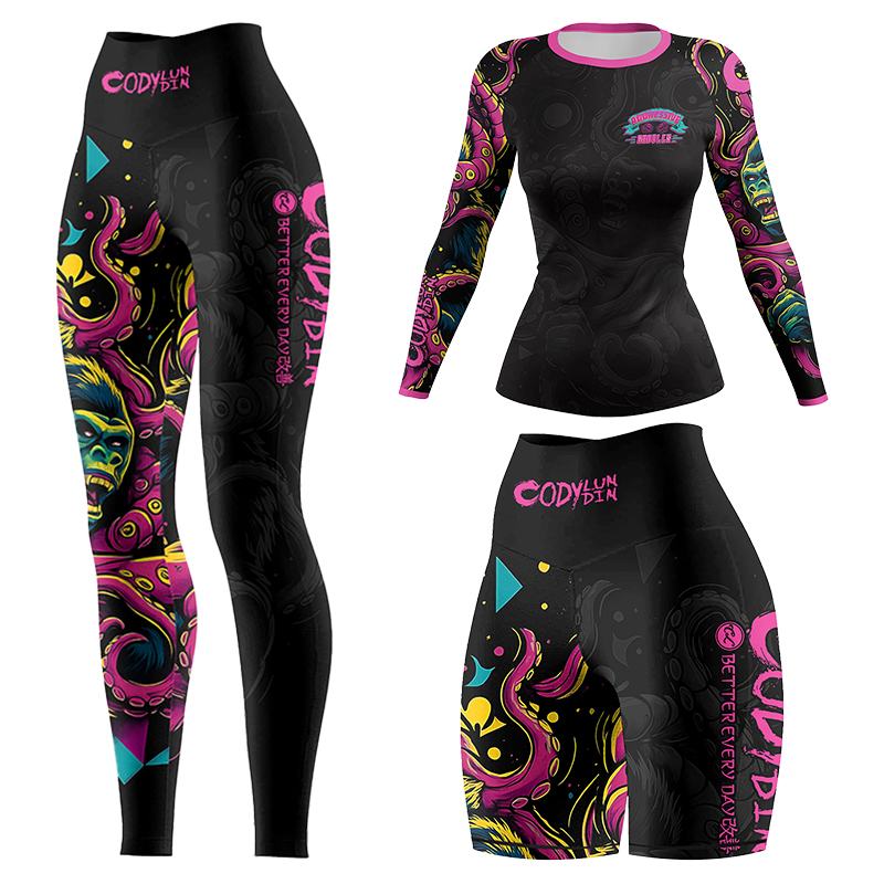 Cody Lundin Women's MMA BJJ Ra - đánh giá và giá Rash Guard