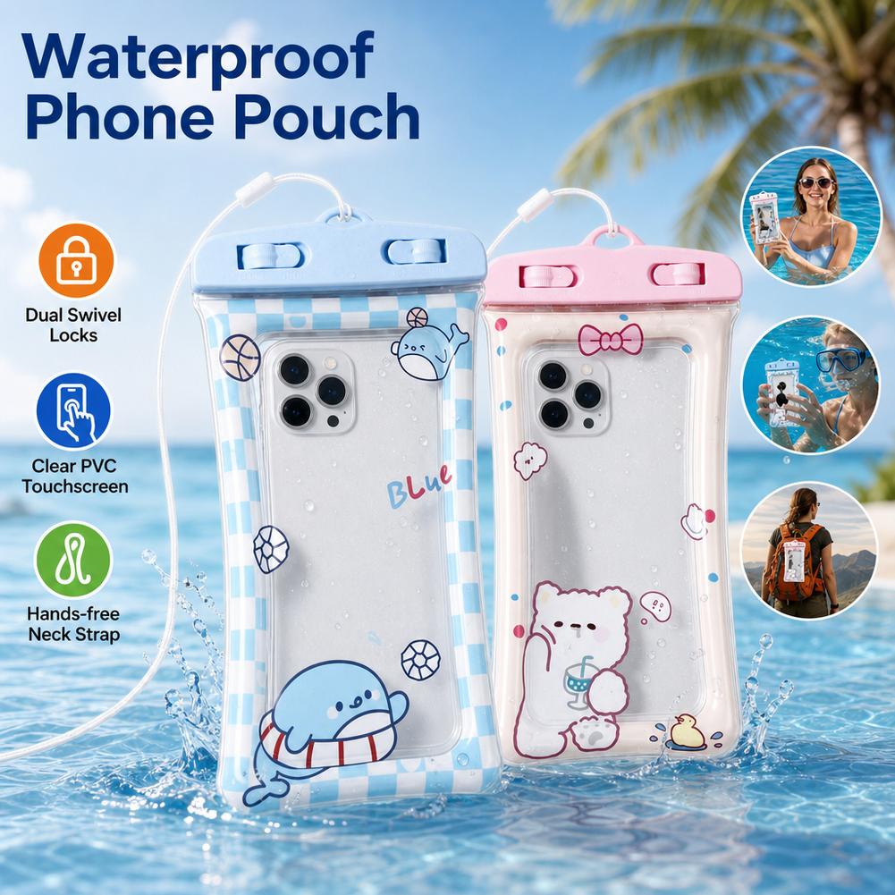 Cute Bear Waterproof Phone Cas - đánh giá và giá Dry Bag Waterproof