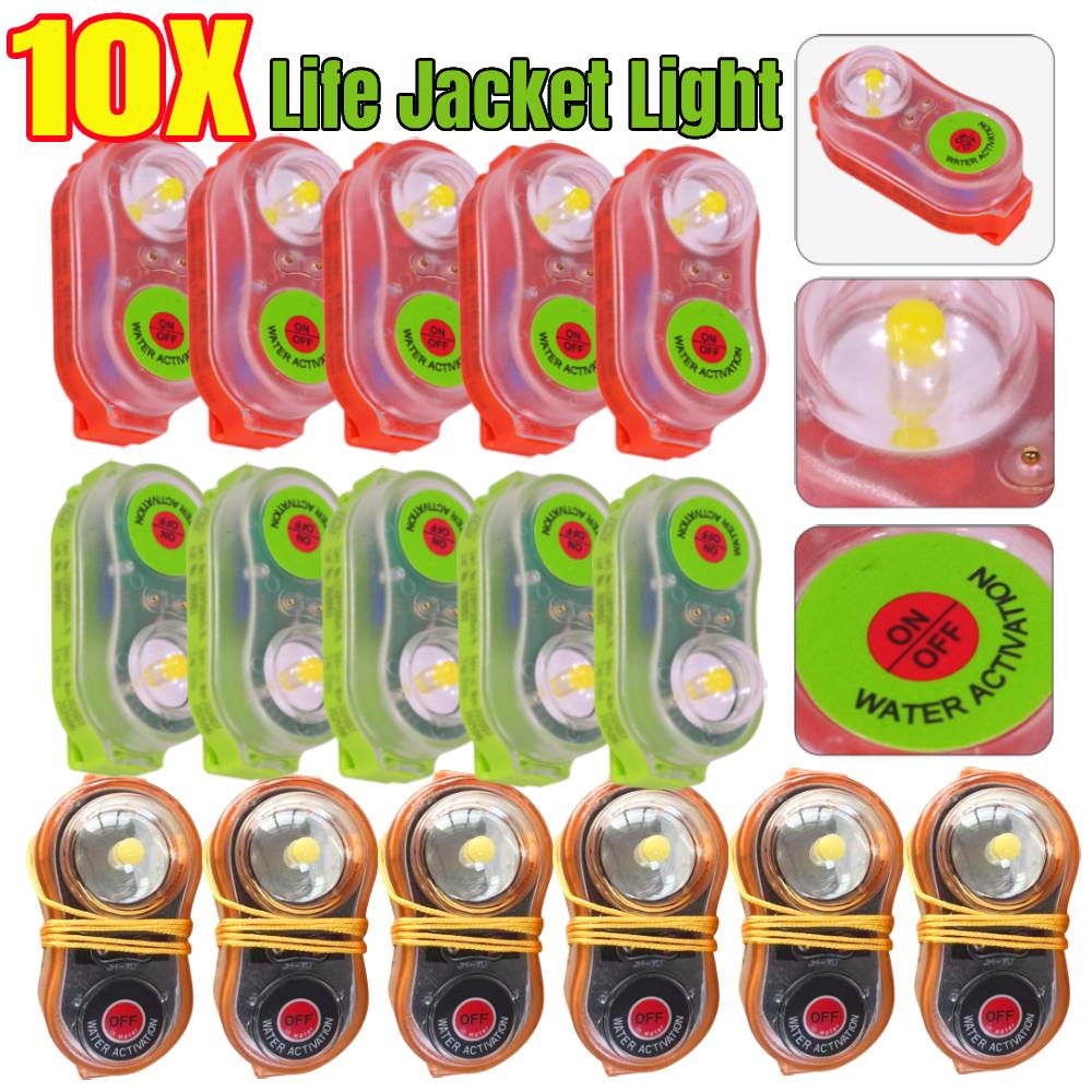 1-10pcs LED Lithium Life Jacke - đánh giá và giá Life Jacket