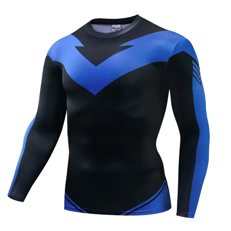 3D Printed Casual Long Sleeve  - đánh giá và giá Rash Guard
