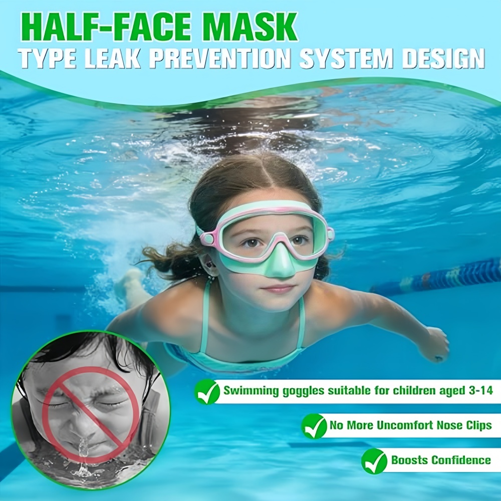 Kids Swimming Goggles with Nos - đánh giá và giá Diving Mask