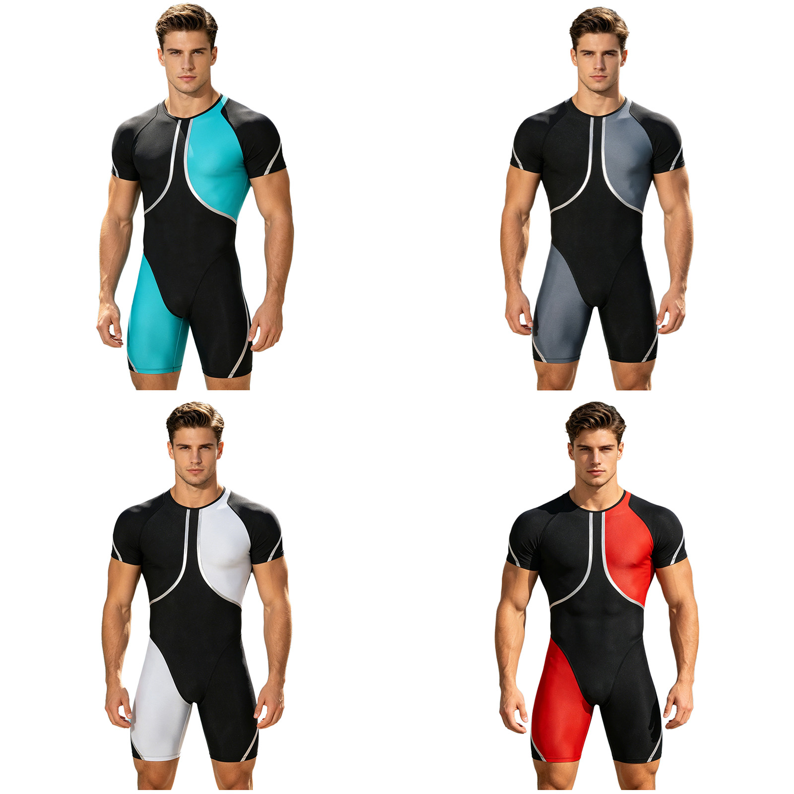 Men One-piece Swimsuit Rash Gu - đánh giá và giá Wetsuit Men
