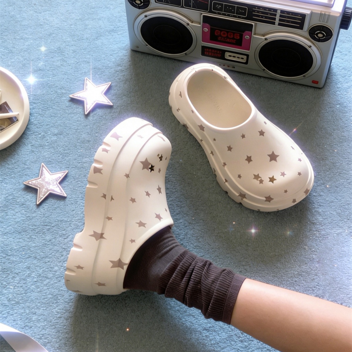 Summer New Platform Slippers f - đánh giá và giá Water Shoes